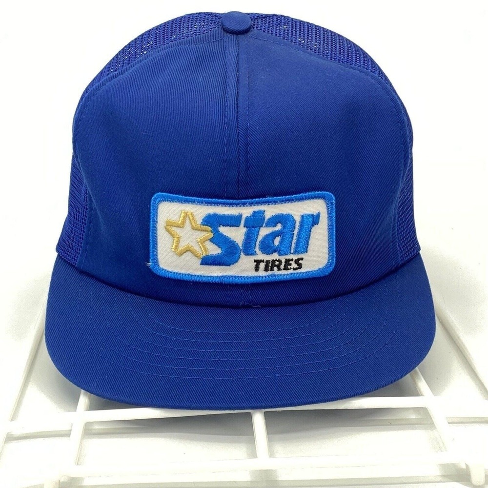 Vintage Swingster Star Tires Snapback Hat Mesh Back Patch USA Made‎